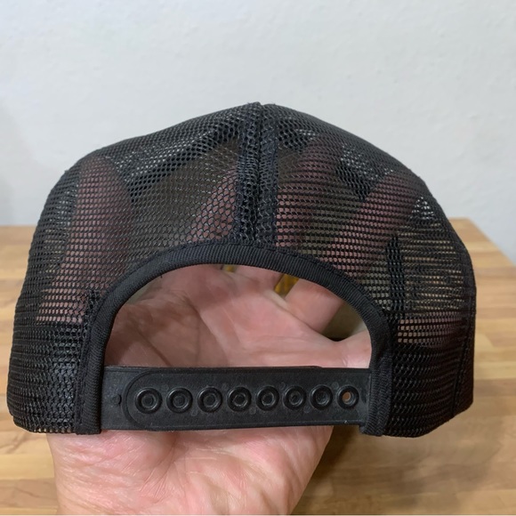 Vintage Craftsman Pro Set Snapback Black Trucker Hat K-Products Caps Made In USA - Picture 6 of 8